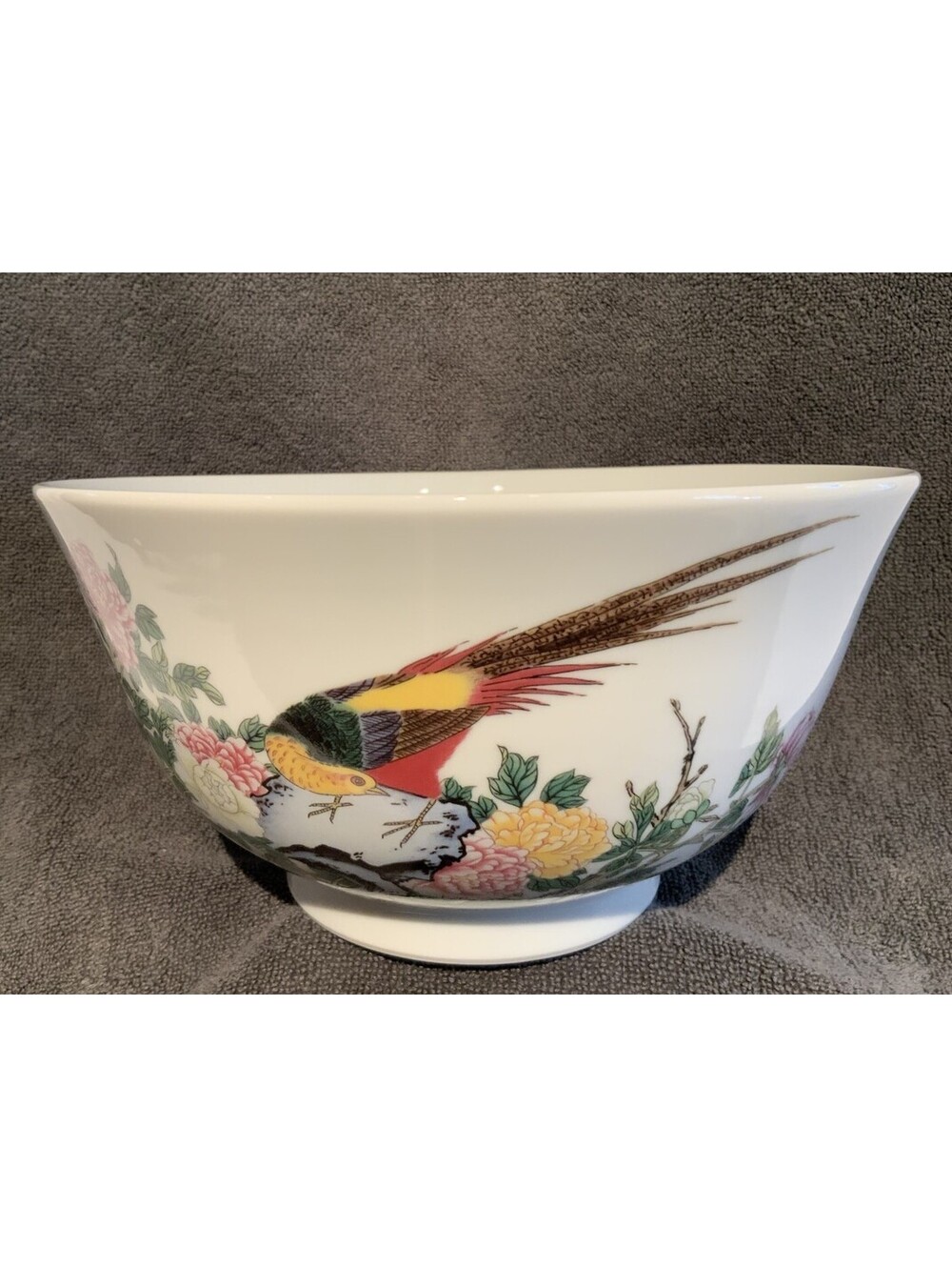 Vintage Lenox Colorful Porcelain Japanese 8.5”W Serving Bowl